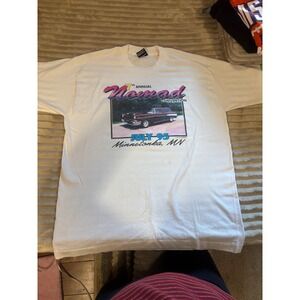 Vintage 1995 Nomad Convention Minnetonka MN Mens White T Shirt Size L